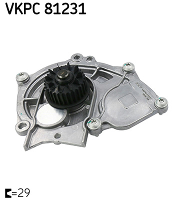 Water Pump - VKPC 81231 SKF