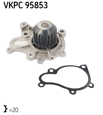 Water Pump - VKPC 95853 SKF