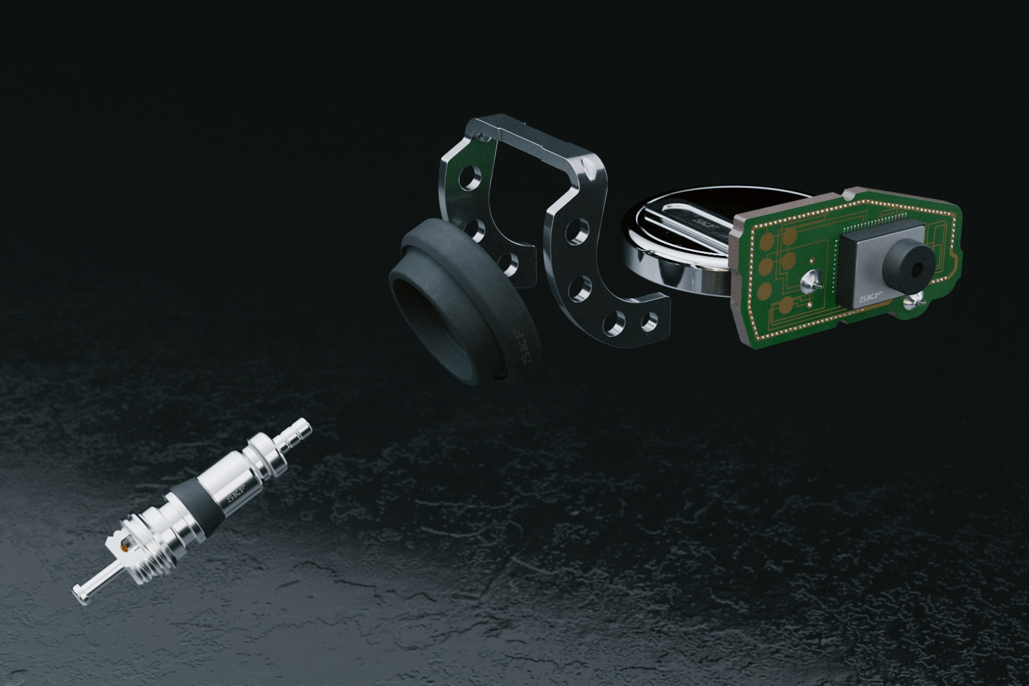Wheel Sensor, tyre pressure control system - VKRA 110012 SKF