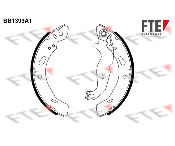 Brake Shoe Set - 9100134 FTE