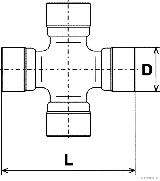 Joint, propshaft - J2926000 HERTH+BUSS JAKOPARTS