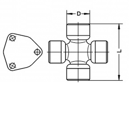 Joint, propshaft - U 381/A LÖBRO