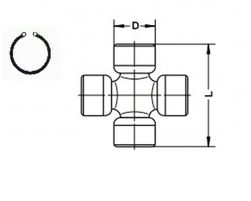 Joint, propshaft - U 218 LÖBRO