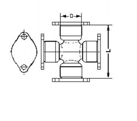Joint, propshaft - U 400 LÖBRO