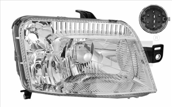Headlight - 20-0335-15-2 TYC