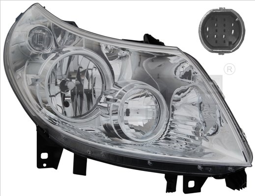 Headlight - 20-11333-05-2 TYC