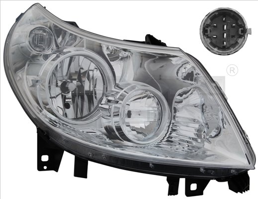 Headlight - 20-11333-15-2 TYC