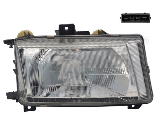 Headlight - 20-6154-05-2 TYC
