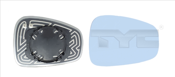 Vetro specchio, Specchio esterno - 301-0030-1 TYC
