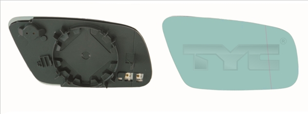Vetro specchio, Specchio esterno - 302-0087-1 TYC