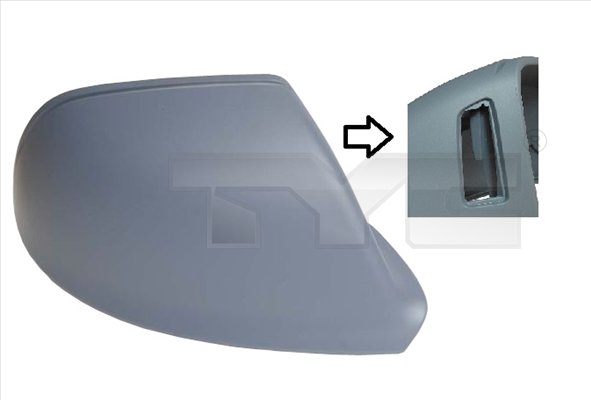 Copertura, Specchio esterno - 302-0117-2 TYC
