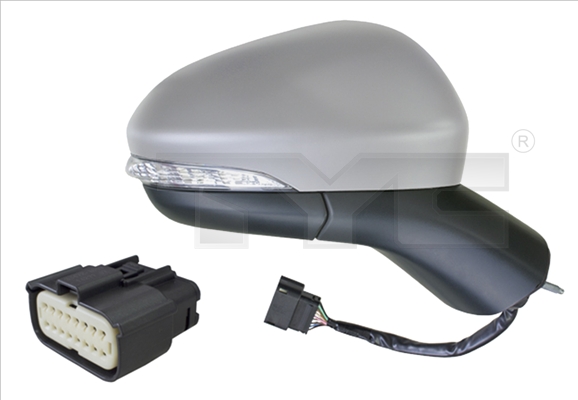 Specchio retrovisore esterno - 310-0242 TYC