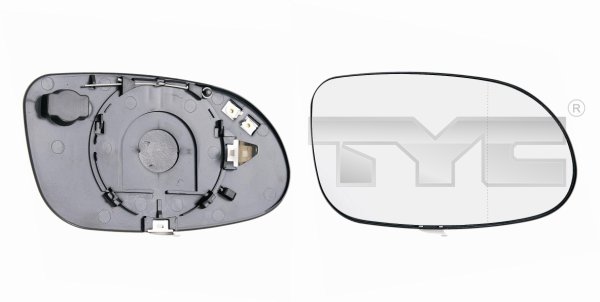 Mirror Glass, outside mirror - 321-0001-1 TYC
