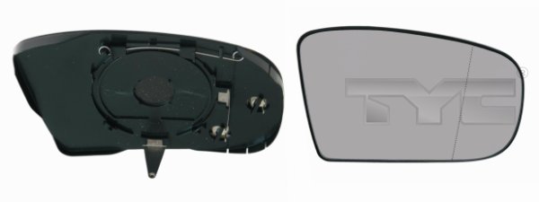 Vetro specchio, Specchio esterno - 321-0065-1 TYC