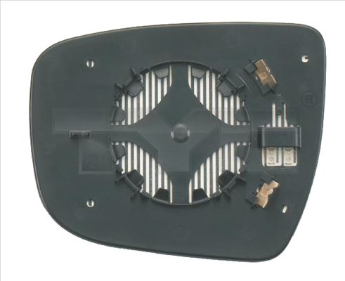 Vetro specchio, Specchio esterno - 324-0179-1 TYC