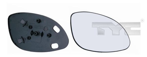 Mirror Glass, outside mirror - 325-0041-1 TYC