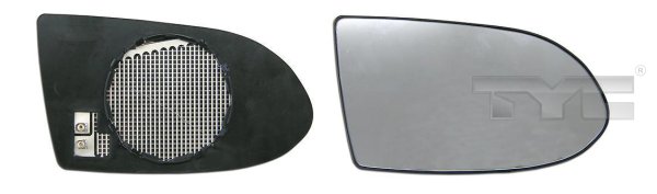 Vetro specchio, Specchio esterno - 325-0046-1 TYC