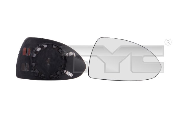 Vetro specchio, Specchio esterno - 325-0091-1 TYC