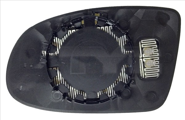 Vetro specchio, Specchio esterno - 325-0163-1 TYC