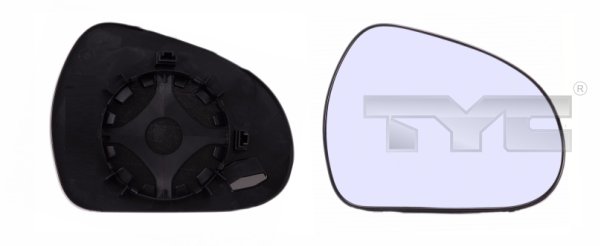 Vetro specchio, Specchio esterno - 326-0085-1 TYC