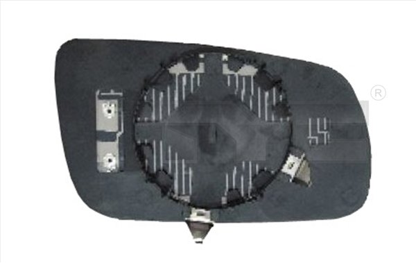 veidrodėlio stiklas, išorinis veidrodėlis - 332-0016-1 TYC