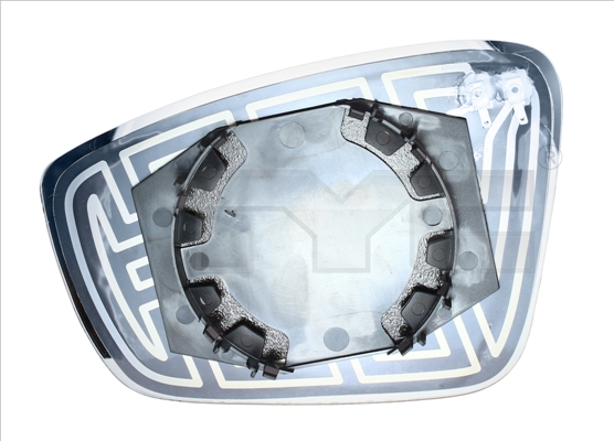 Vetro specchio, Specchio esterno - 337-0226-1 TYC