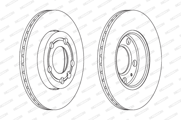 Brake Disc - DDF1164 FERODO