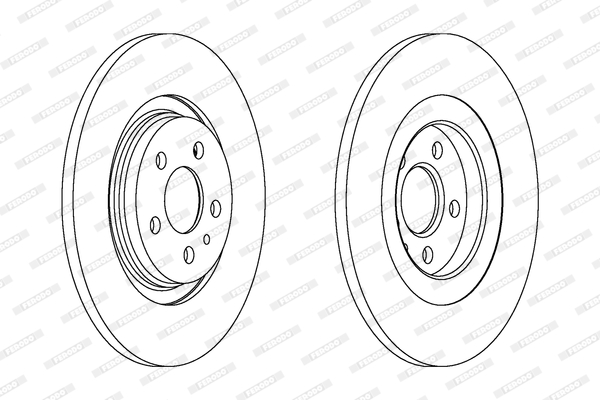 Brake Disc - DDF1181C FERODO