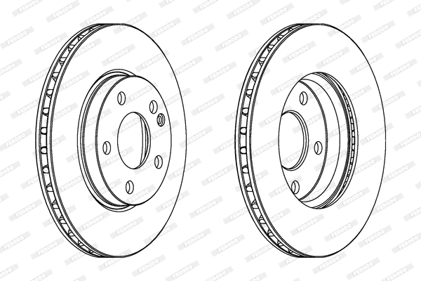 Brake Disc - DDF1220C FERODO