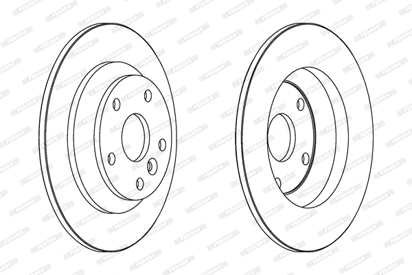 Brake Disc - DDF1616C FERODO