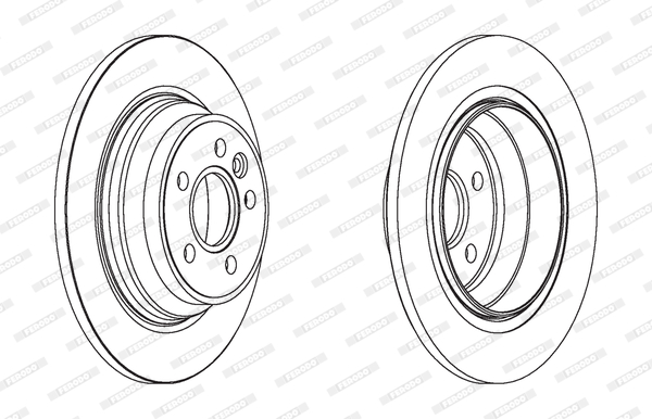 Brake Disc - DDF1719 FERODO