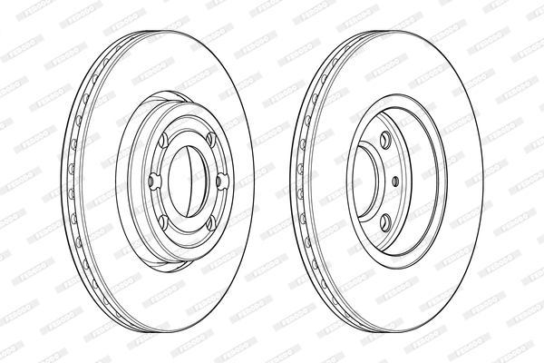 Brake Disc - DDF1978 FERODO