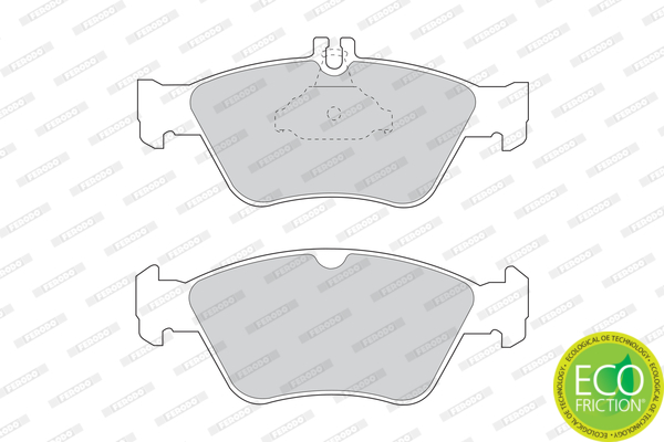 Brake Pad Set, disc brake - FDB1049 FERODO