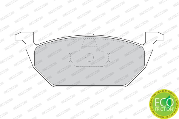 Brake Pad Set, disc brake - FDB1094 FERODO