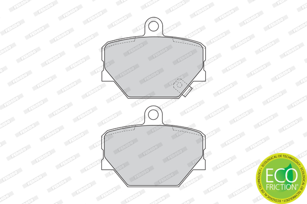Brake Pad Set, disc brake - FDB1162 FERODO