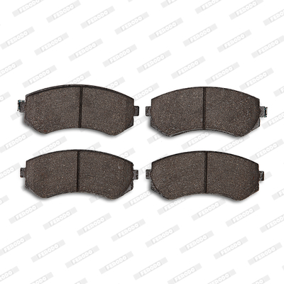 Комплект тормозных колодок, дисковый тормоз - FDB1166 FERODO