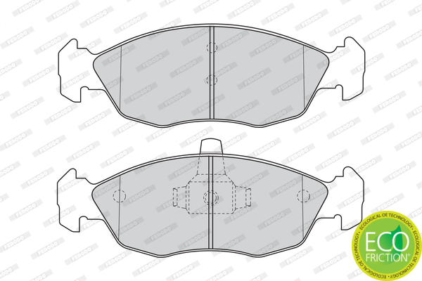 Brake Pad Set, disc brake - FDB1168 FERODO
