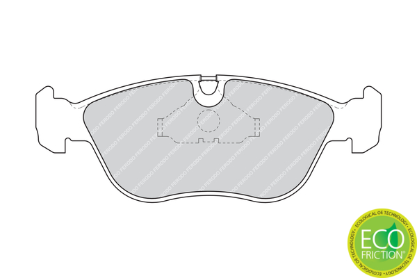 Brake Pad Set, disc brake - FDB1285 FERODO