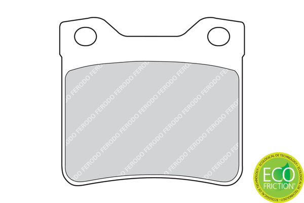 Brake Pad Set, disc brake - FDB1415 FERODO