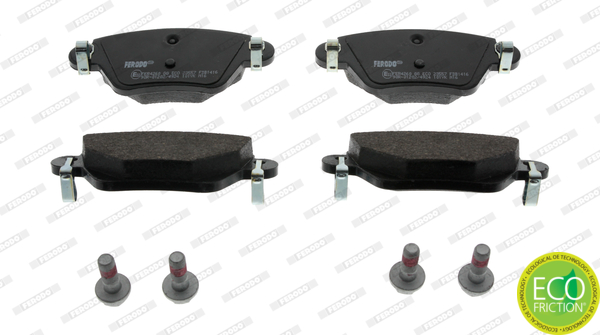 Brake Pad Set, disc brake - FDB1416 FERODO