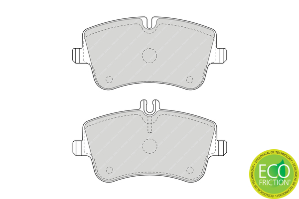 Brake Pad Set, disc brake - FDB1429 FERODO