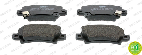 Brake Pad Set, disc brake - FDB1574 FERODO