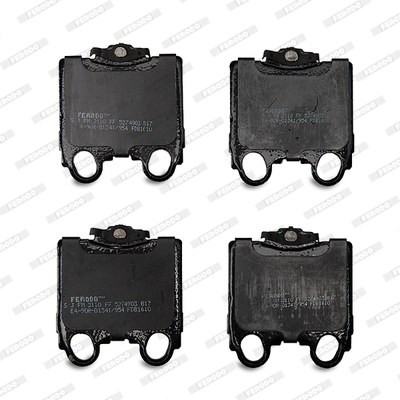 Brake Pad Set, disc brake - FDB1610 FERODO