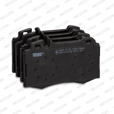 Brake Pad Set, disc brake - FDB1661 FERODO