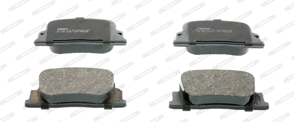 Brake Pad Set, disc brake - FDB1686 FERODO