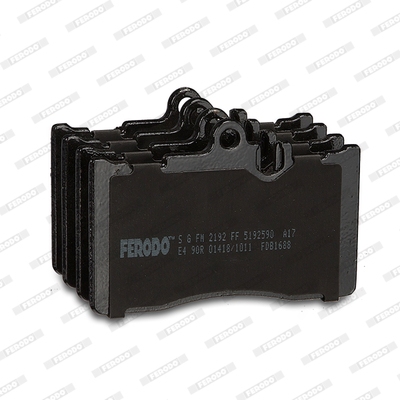 Комплект тормозных колодок, дисковый тормоз - FDB1688 FERODO