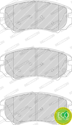 Brake Pad Set, disc brake - FDB1733 FERODO
