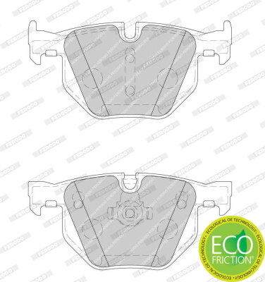 Brake Pad Set, disc brake - FDB1748 FERODO
