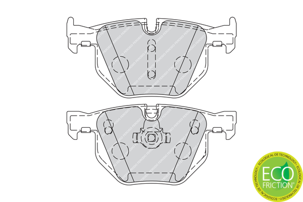 Brake Pad Set, disc brake - FDB1748 FERODO