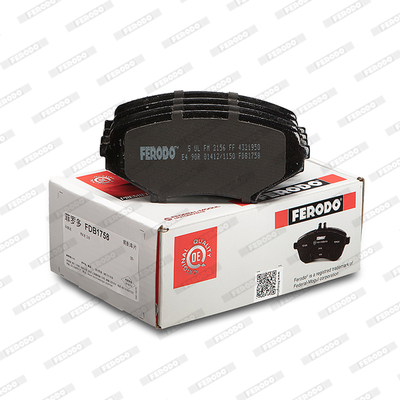 Brake Pad Set, disc brake - FDB1758 FERODO
